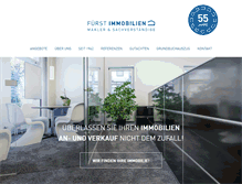 Tablet Screenshot of fuerst-immobilien.com